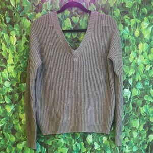 Love by Design - Tie-Back Cable Knit Sweater